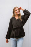 Catch Me There Blouse In Black