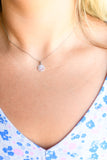 Serendipity in Silver Pendant Necklace