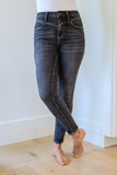 Tabitha Front Yoke Skinny Black Wash Jeans